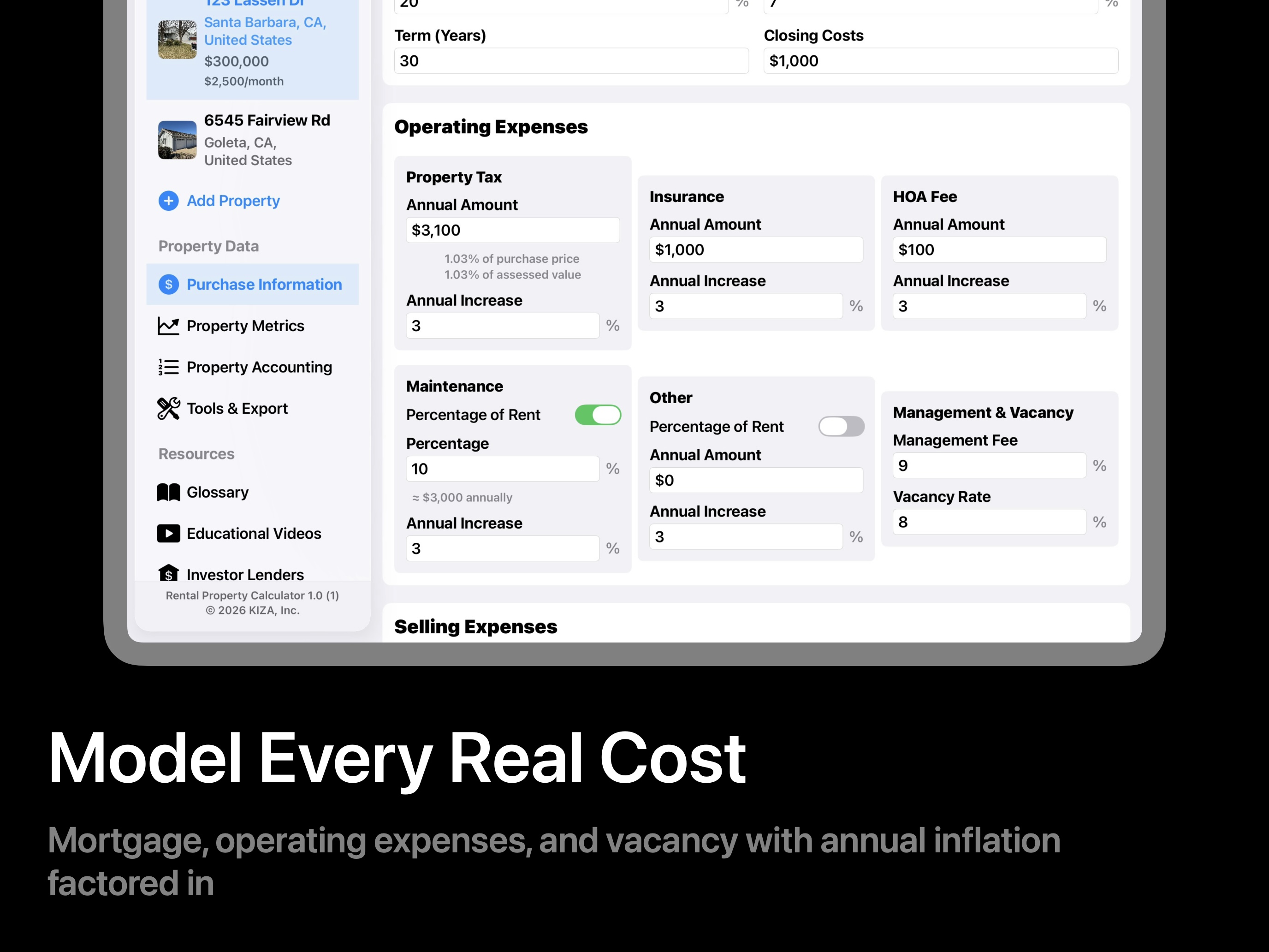 Year-by-Year Projections – iPad